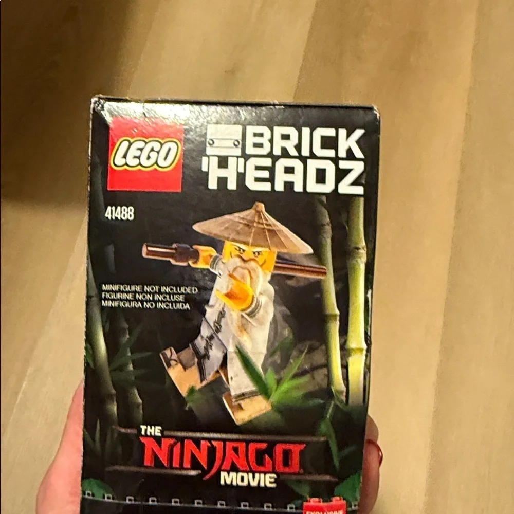 Lego Brick Headz ninjago Master Wu set 41488 new in sealed box 89 pieces rare